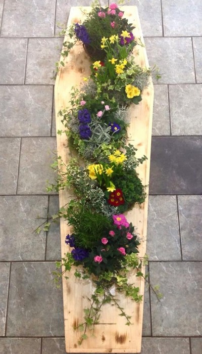 Planted Floral Casket Spray