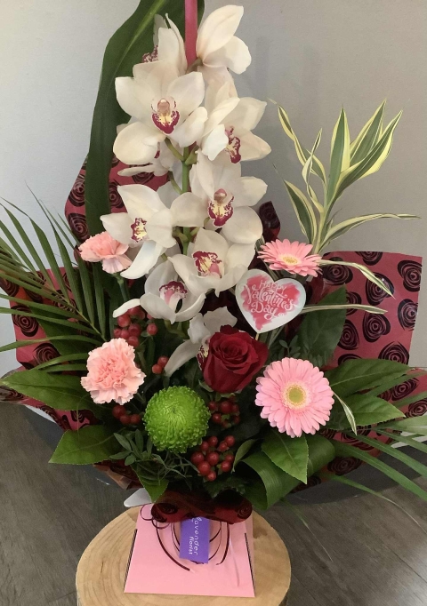 Valentine Orchid Box