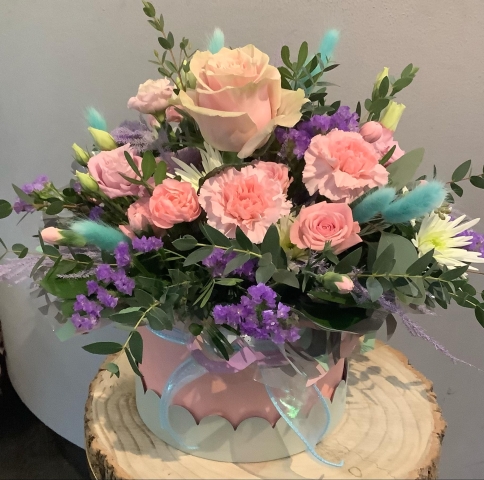 Pretty Pastels Hatbox (Large)