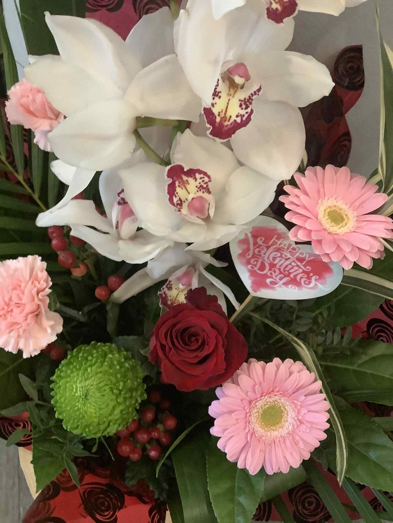 Valentine Orchid Box