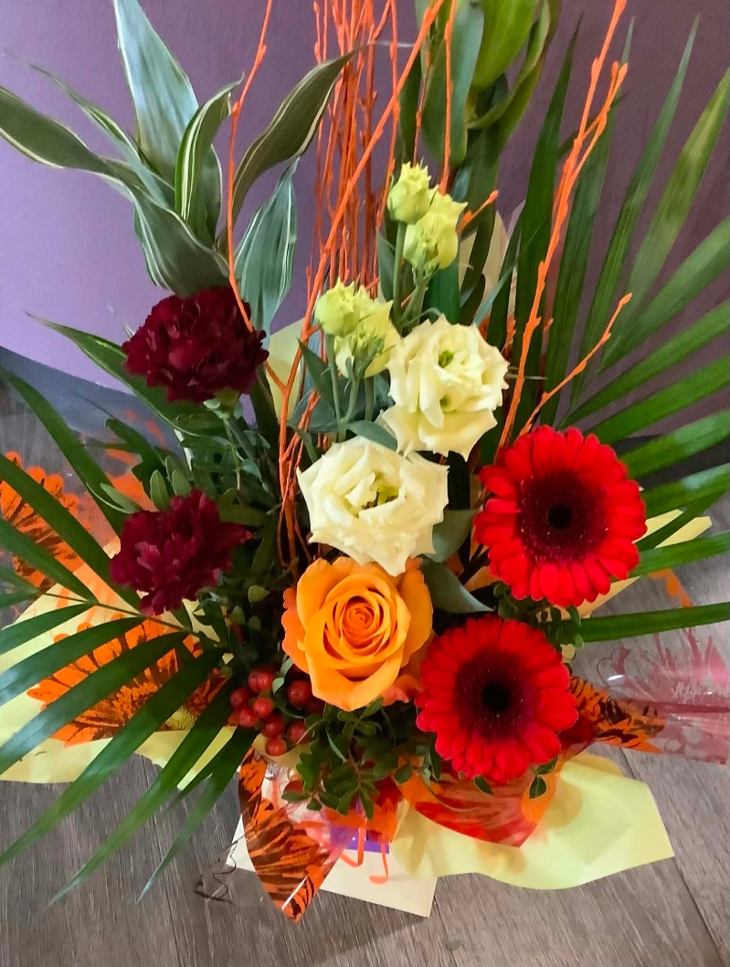 Simply Autumn Box Arrangement