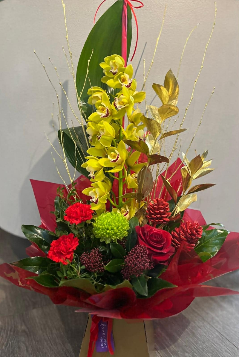 Christmas Orchid Box