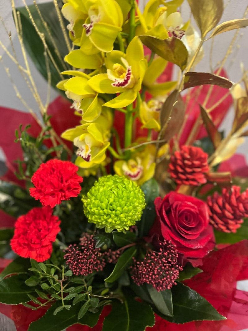 Christmas Orchid Box