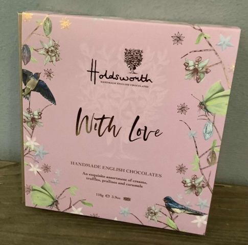 Holdsworth Chocolates 110g With Love box