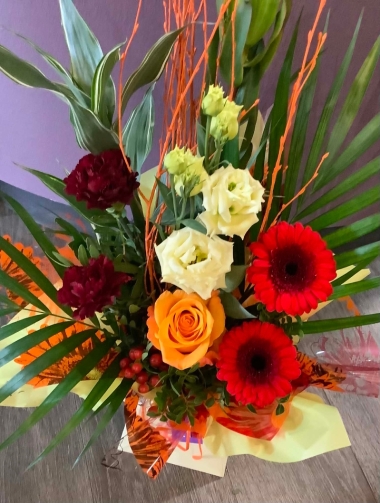 Simply Autumn Box Arrangement